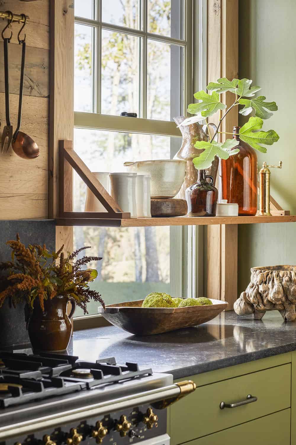 rustic kitchen window