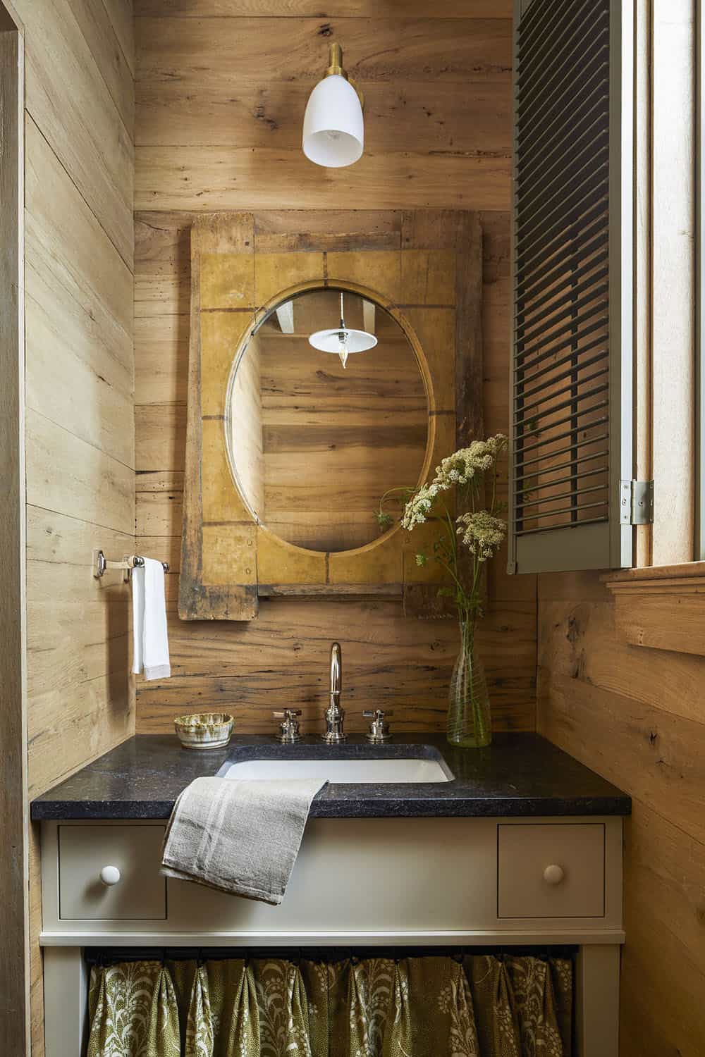 rustic bathroom