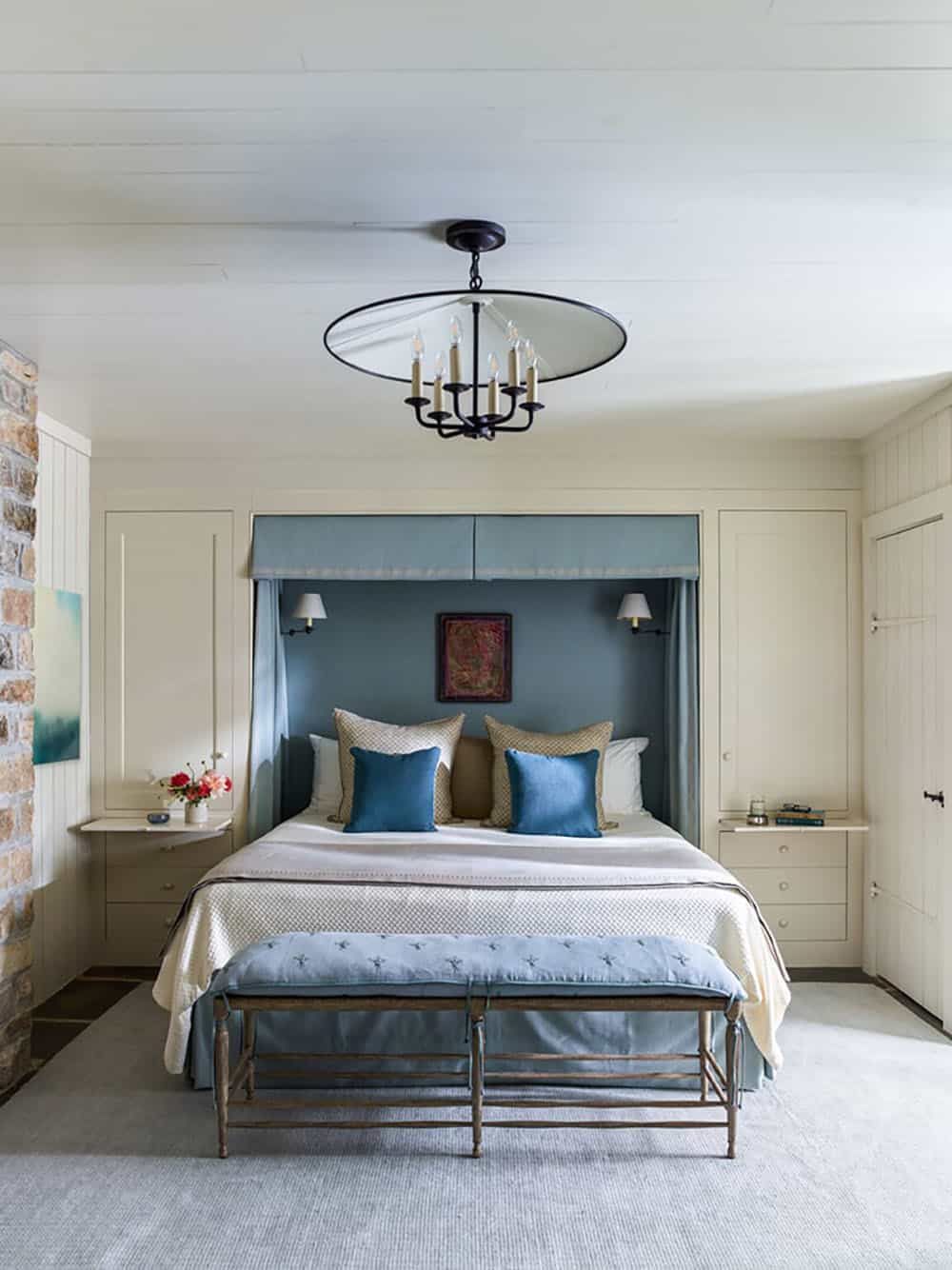 contemporary guest bedroom