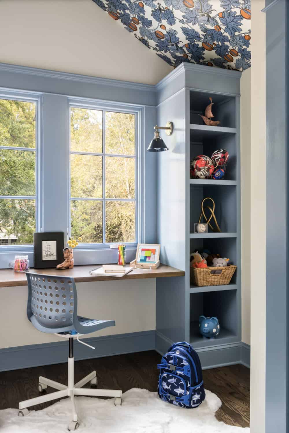 transitional style kids playroom
