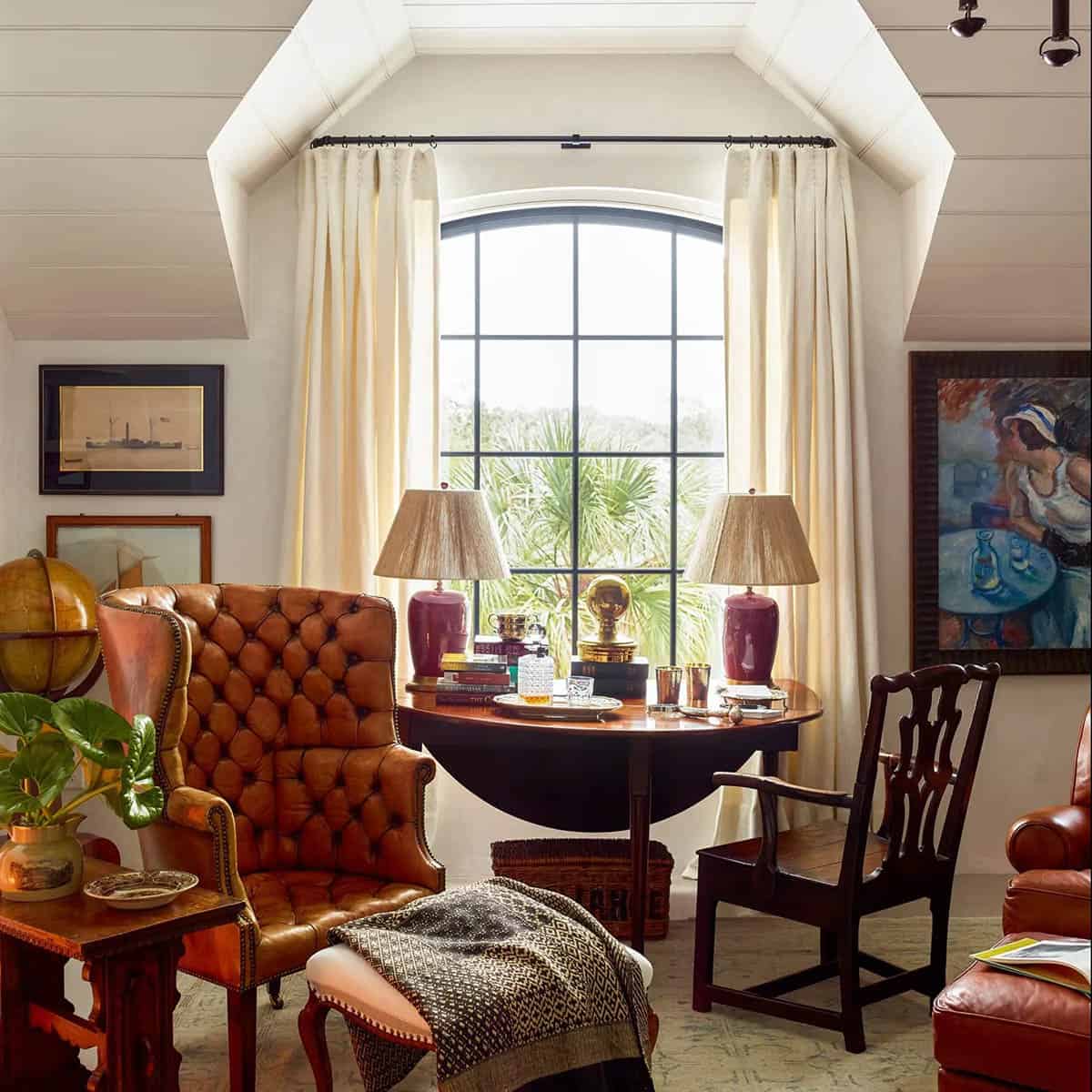 traditonal style family room