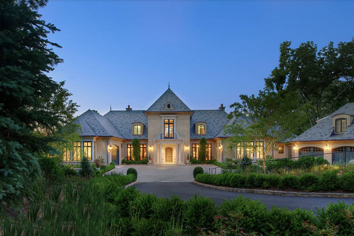 french country house exterior 