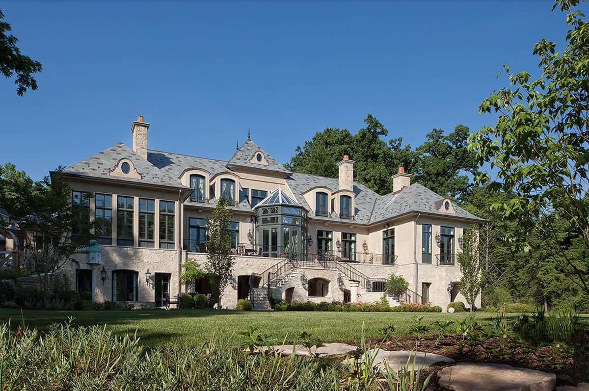 french country house exterior 