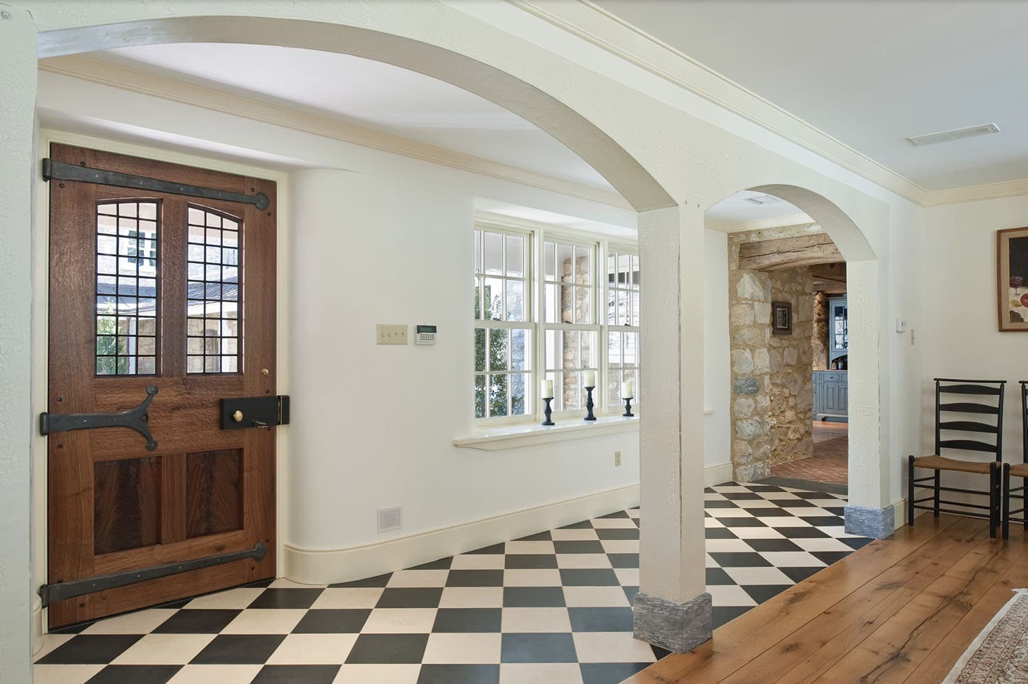 farmhouse entry