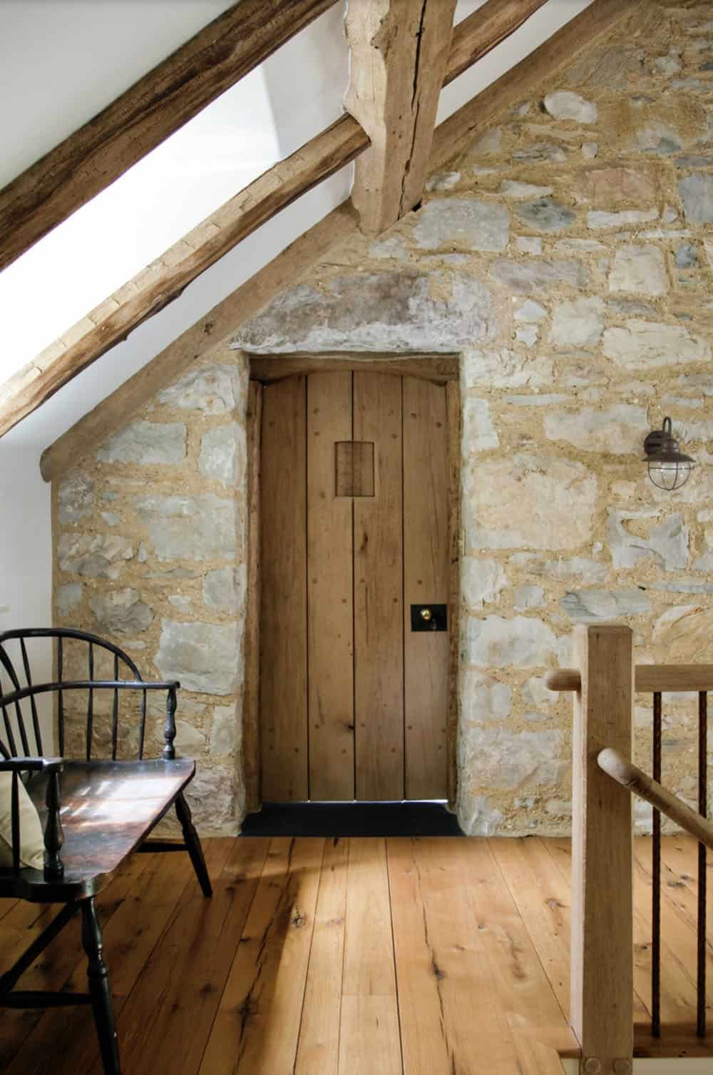 farmhouse style hallway