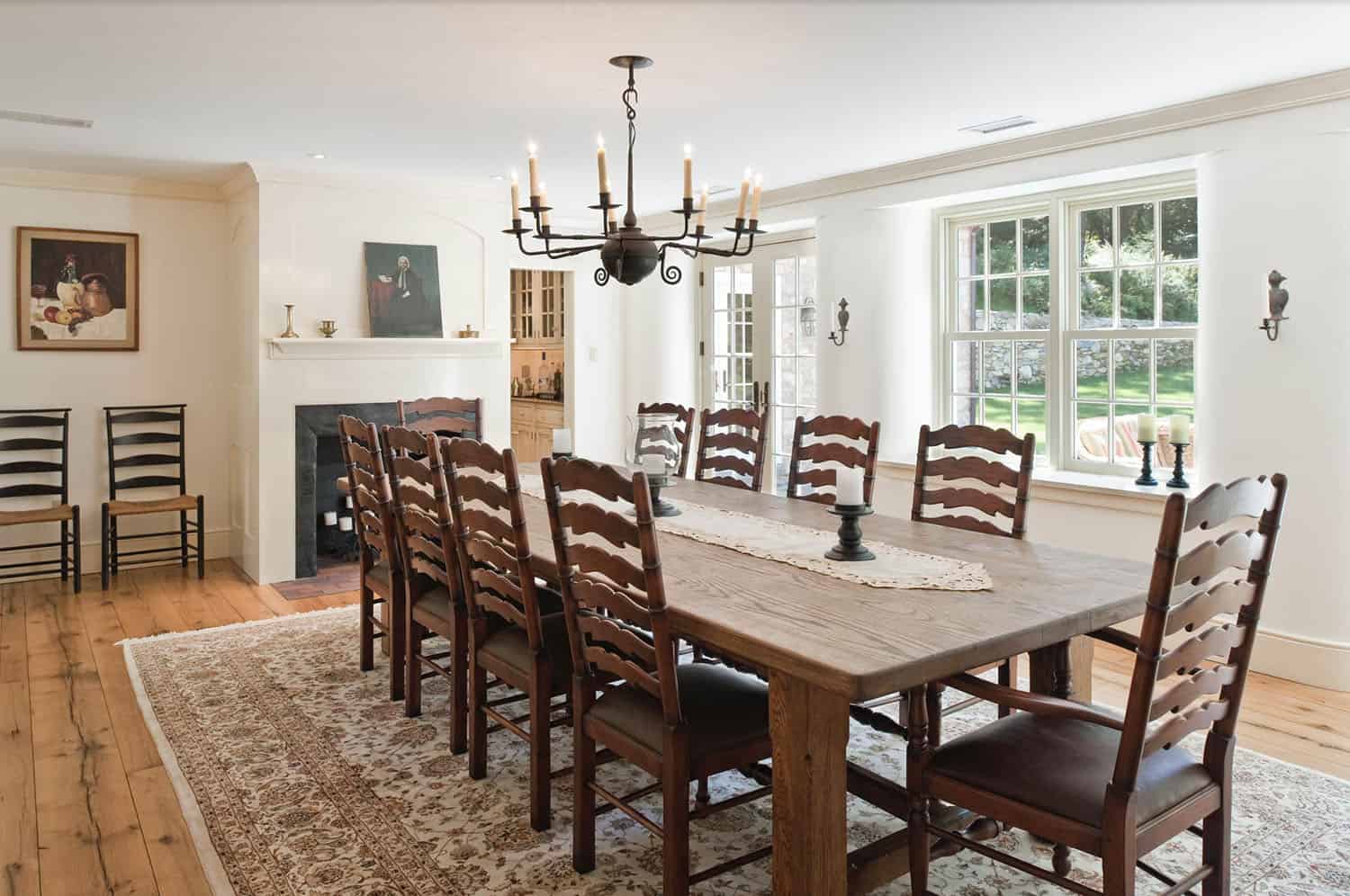 farmhouse style dining room