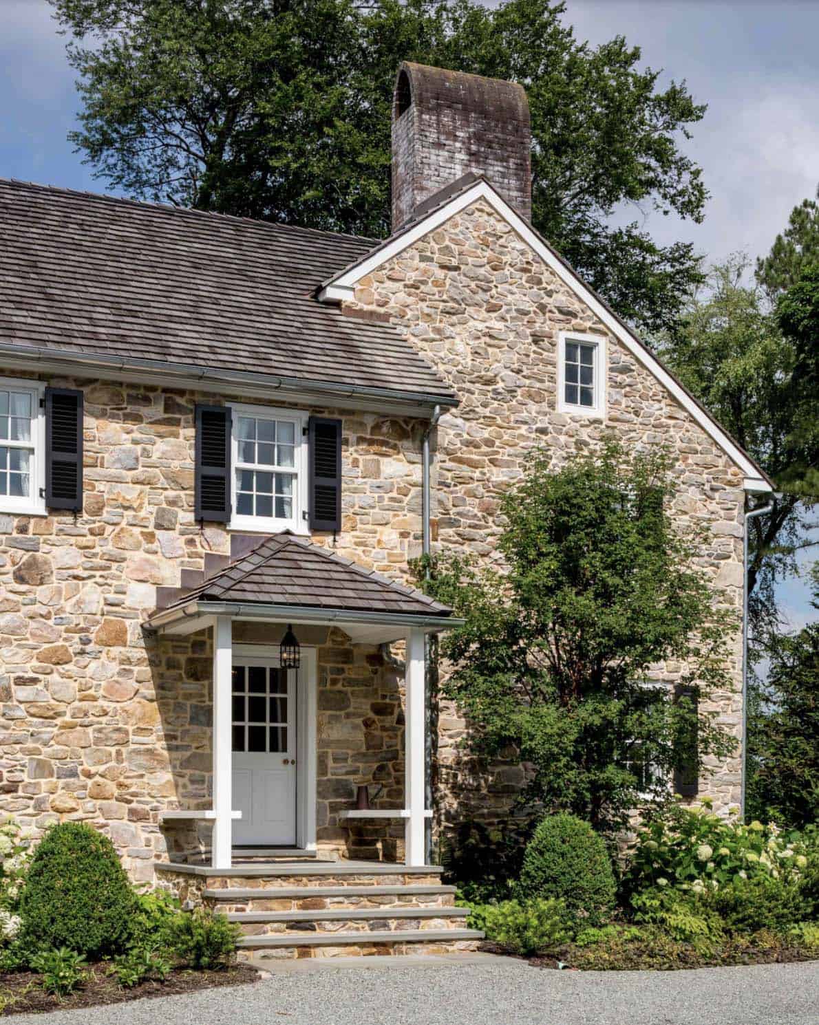 historic farmhouse home exterior