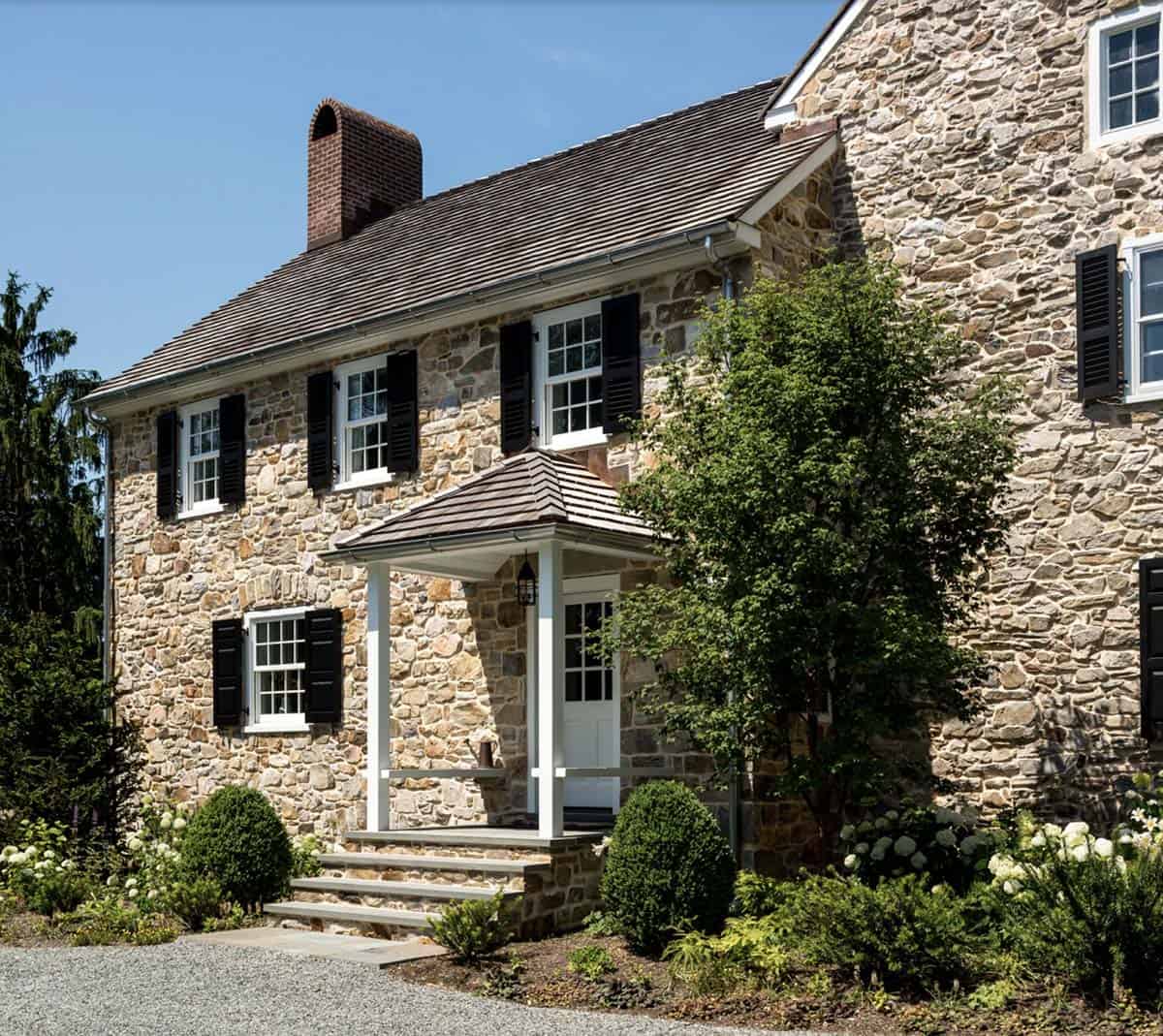 historic farmhouse home exterior