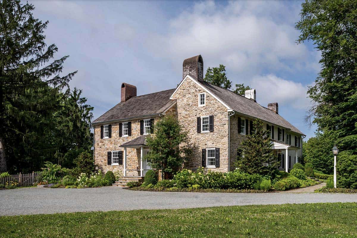 historic farmhouse home exterior