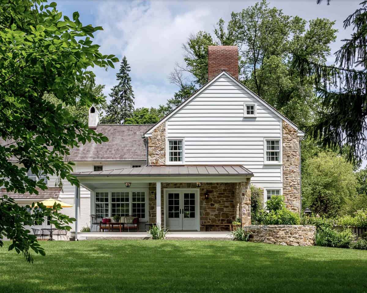 historic farmhouse home exterior