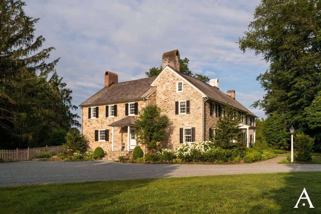 historic farmhouse home exterior