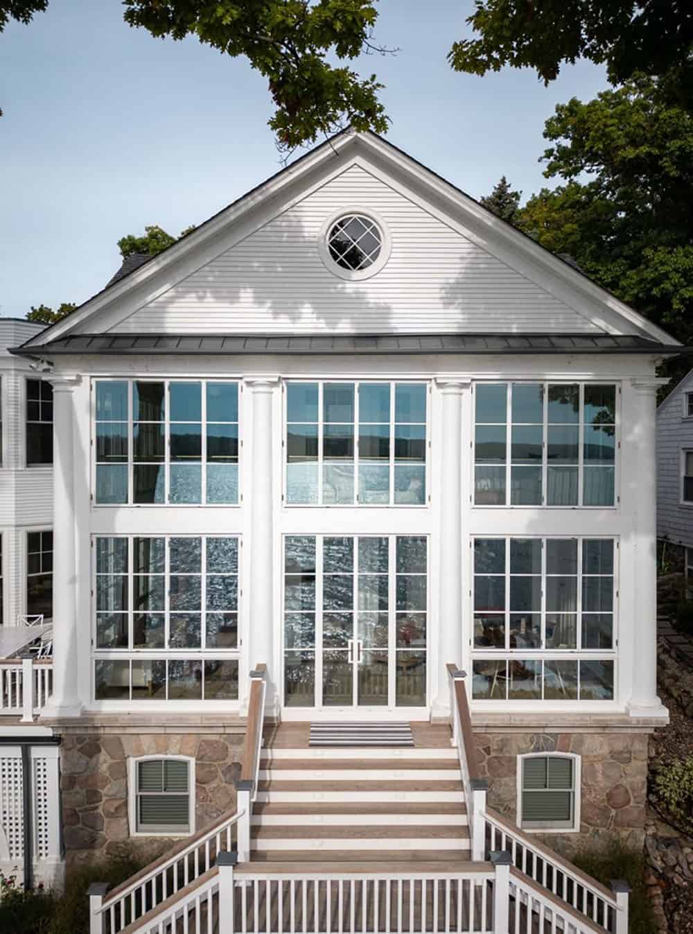 Greek Revival house exterior