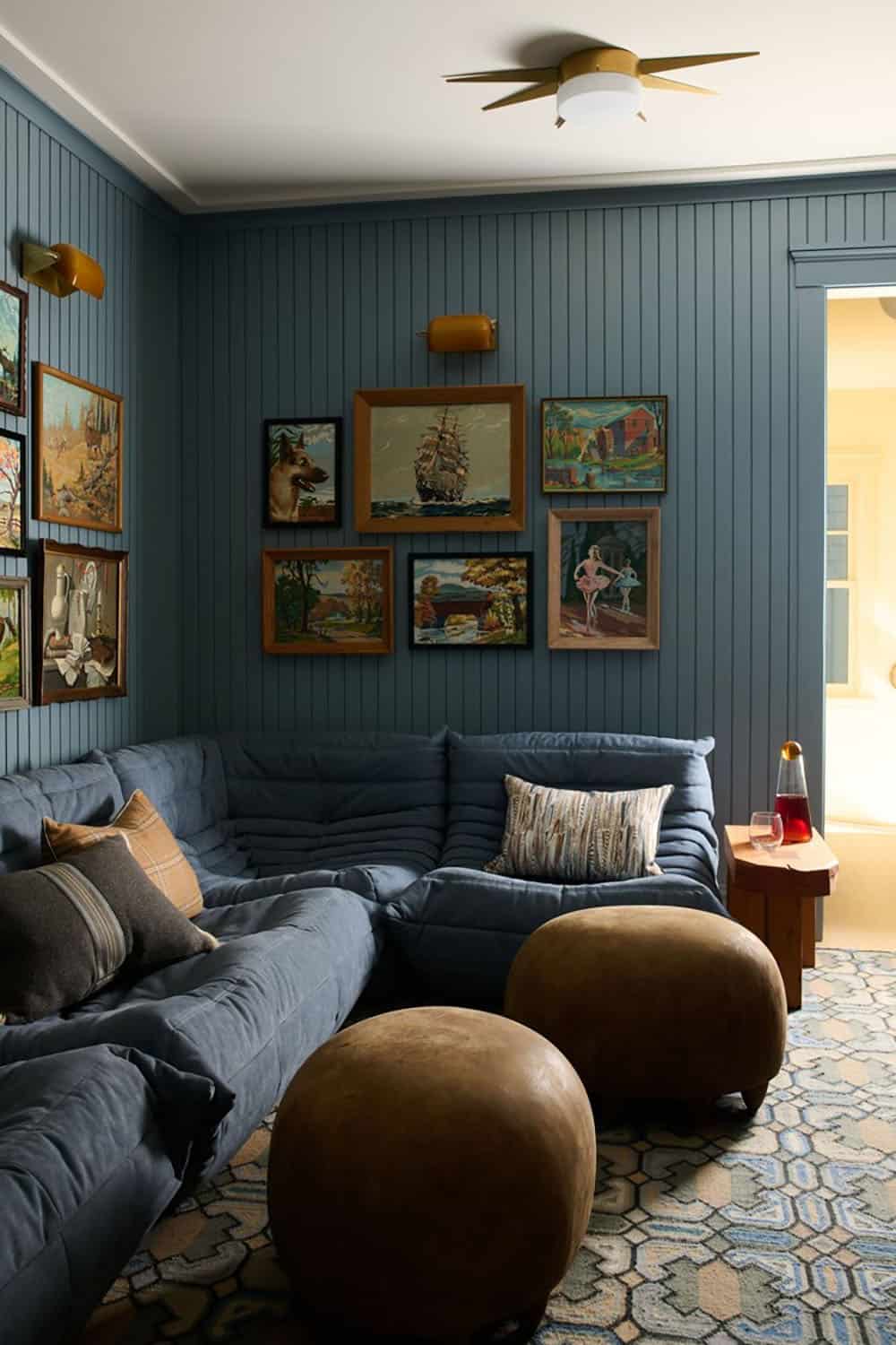 contemporary family room