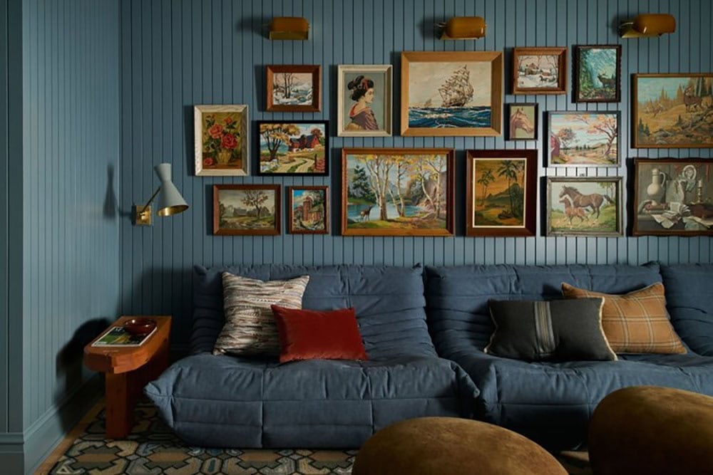 contemporary family room