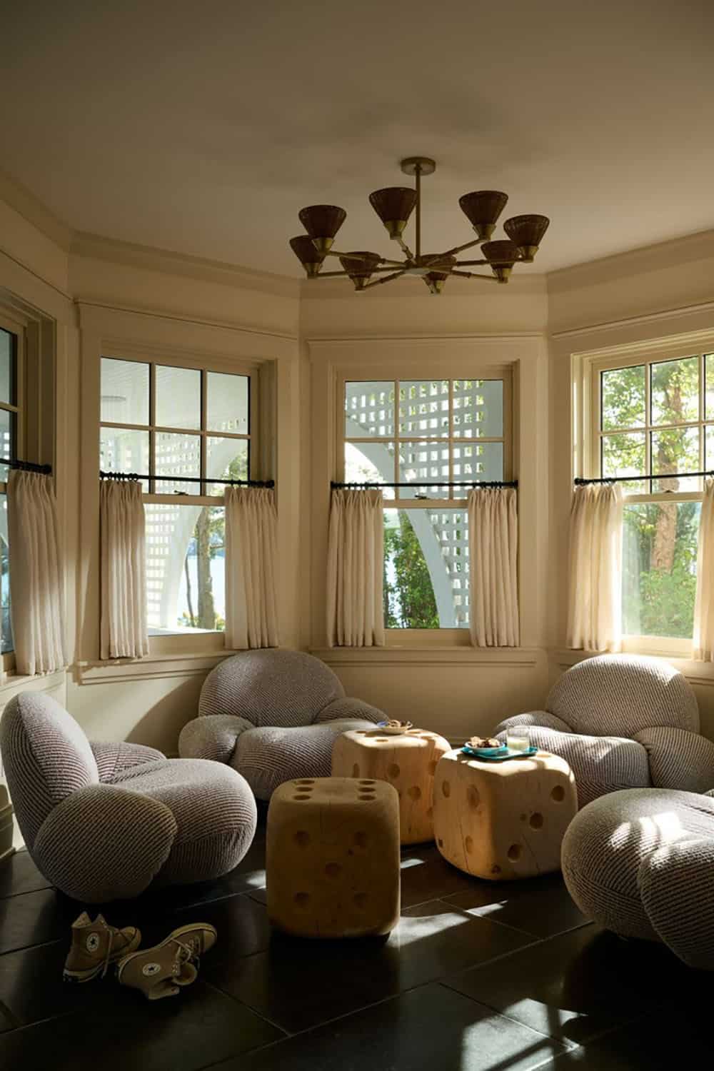 contemporary family room