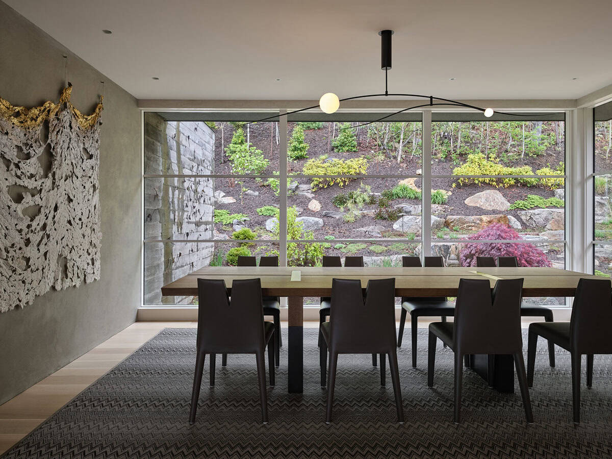 modern dining room