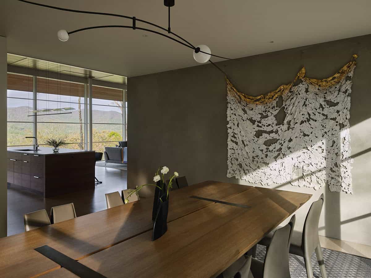 modern dining room