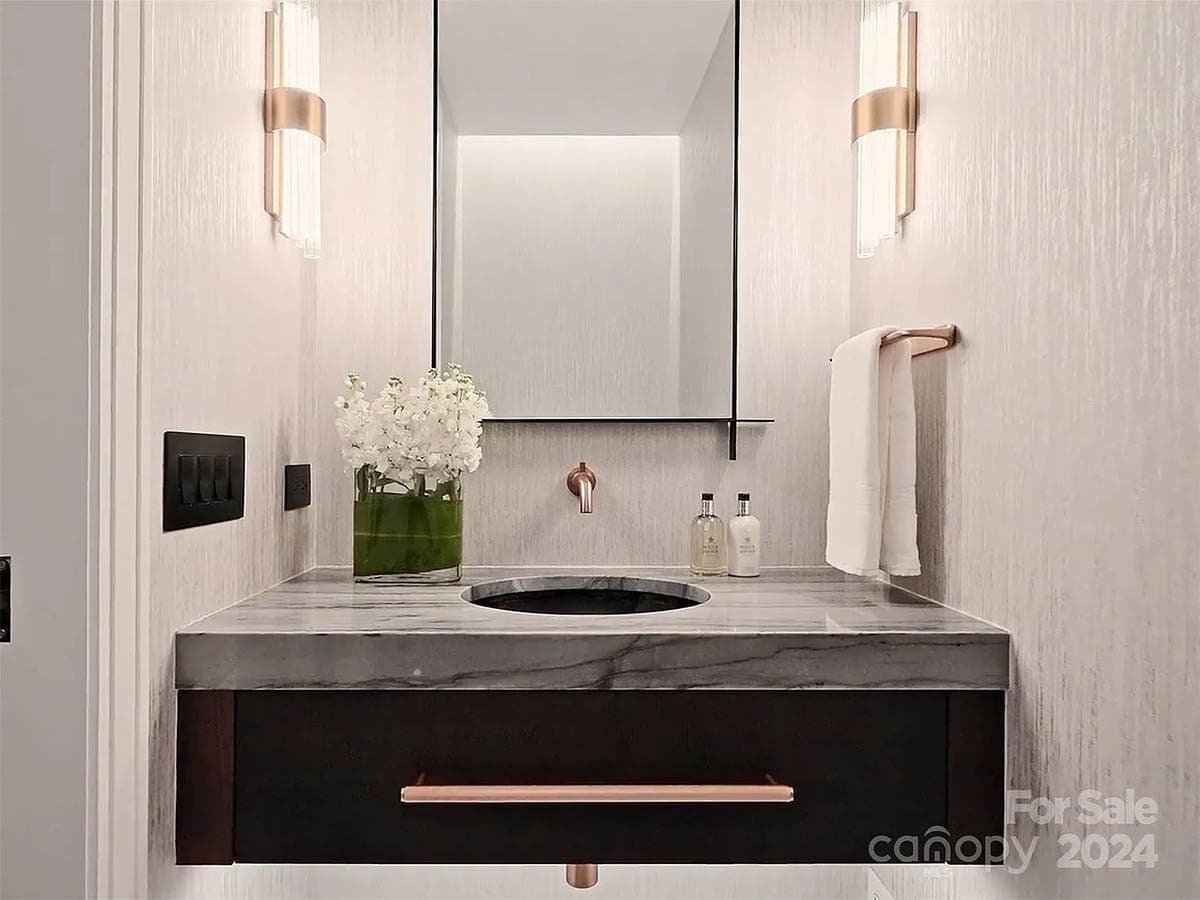 contemporary bathroom vanity