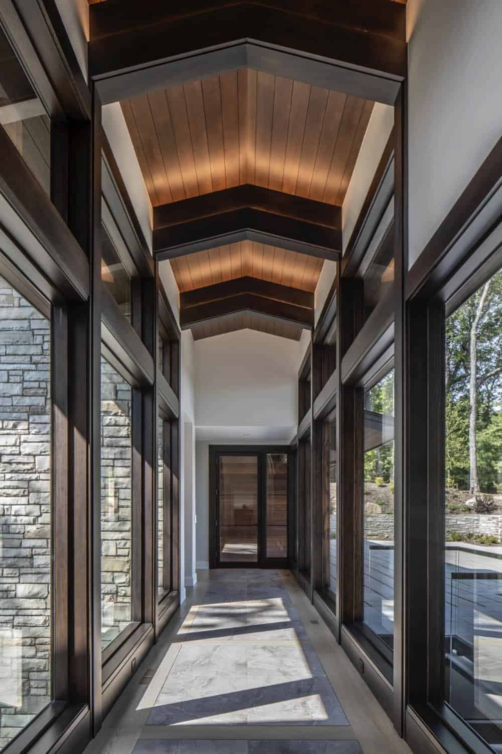 contemporary hallway