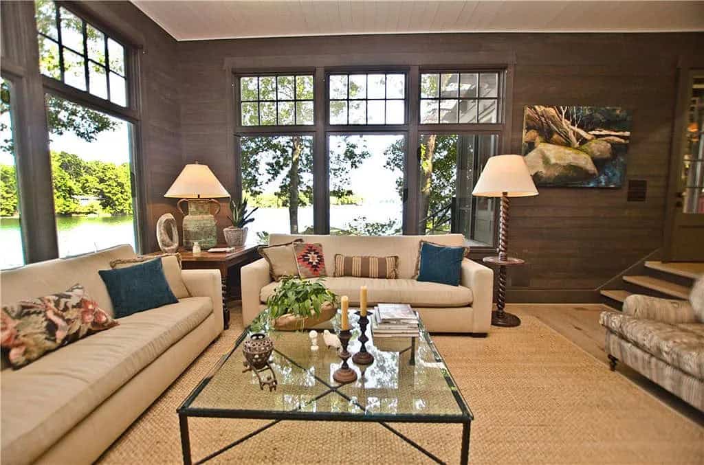 transitional style living room