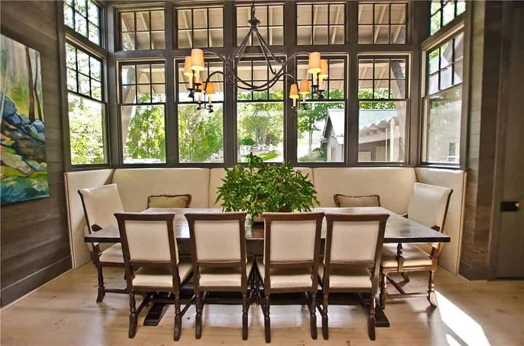 rustic dining room