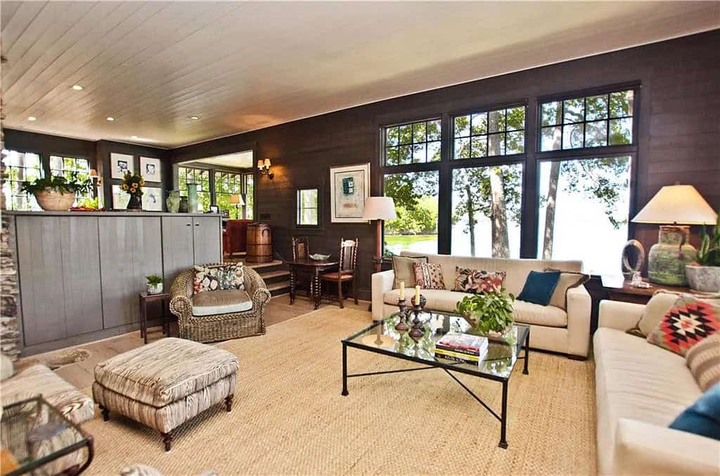 transitional style living room