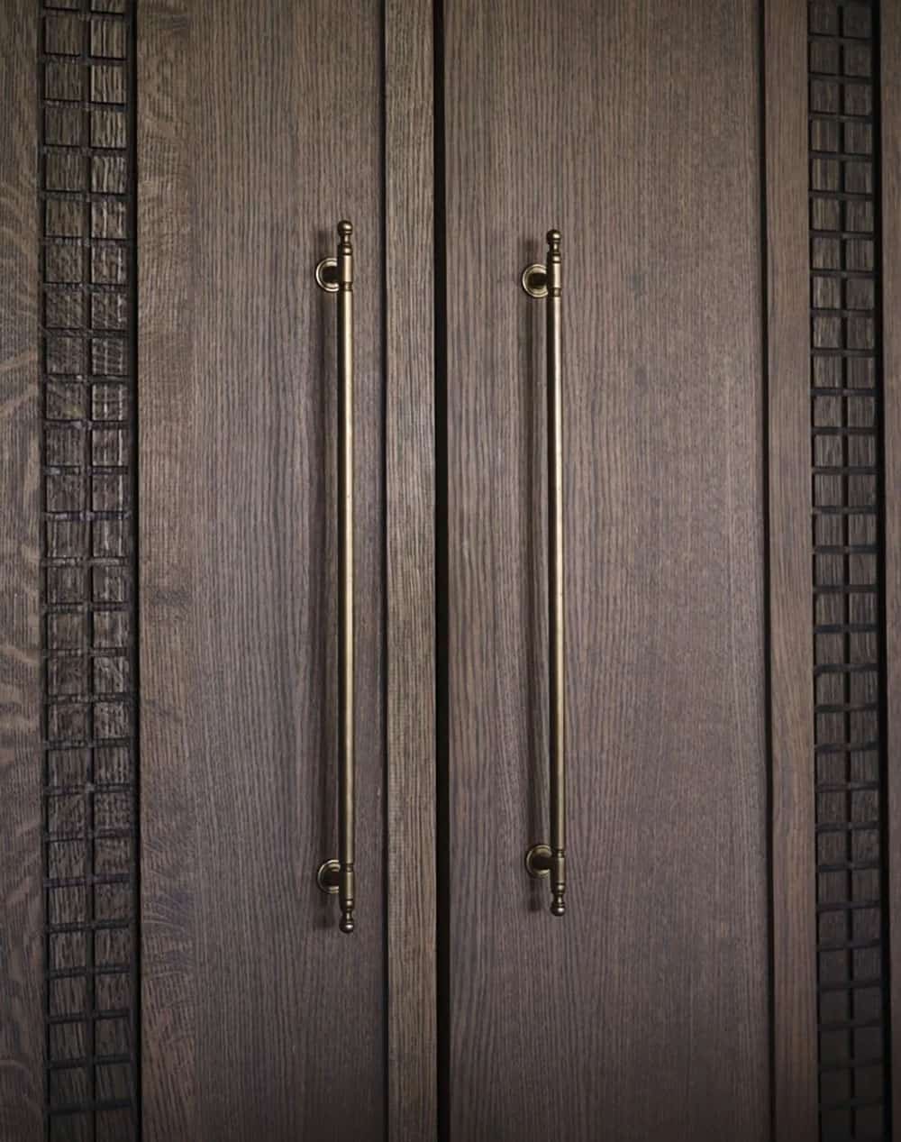 Transitional Kitchen cabinet detail