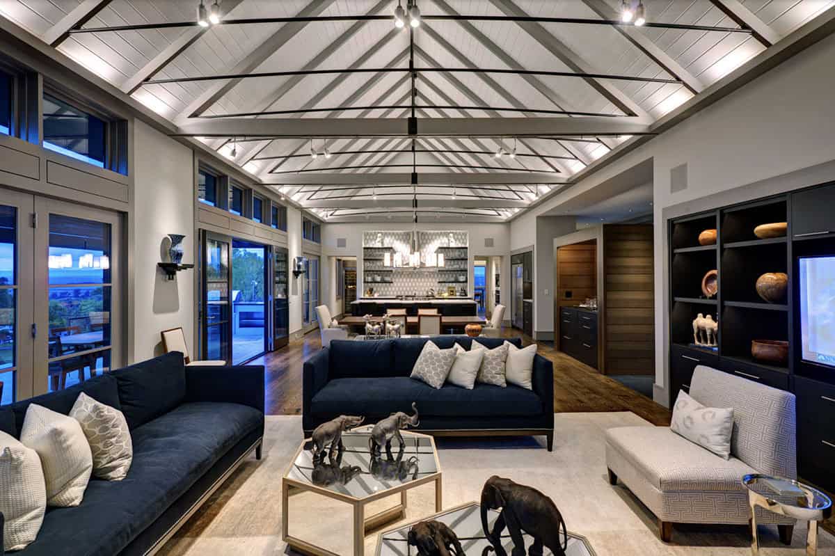 modern farmhouse style living room