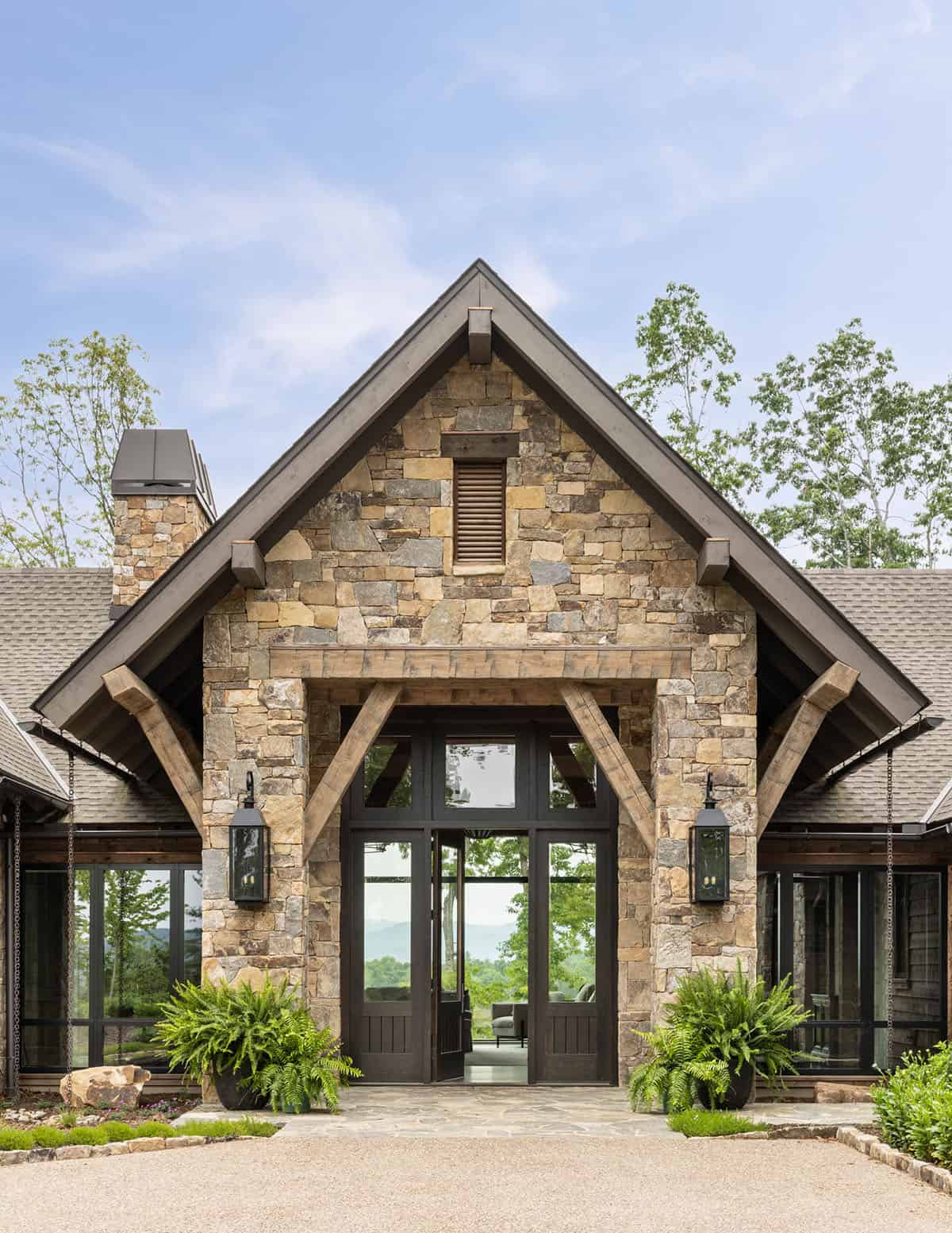 modern rustic home exterior