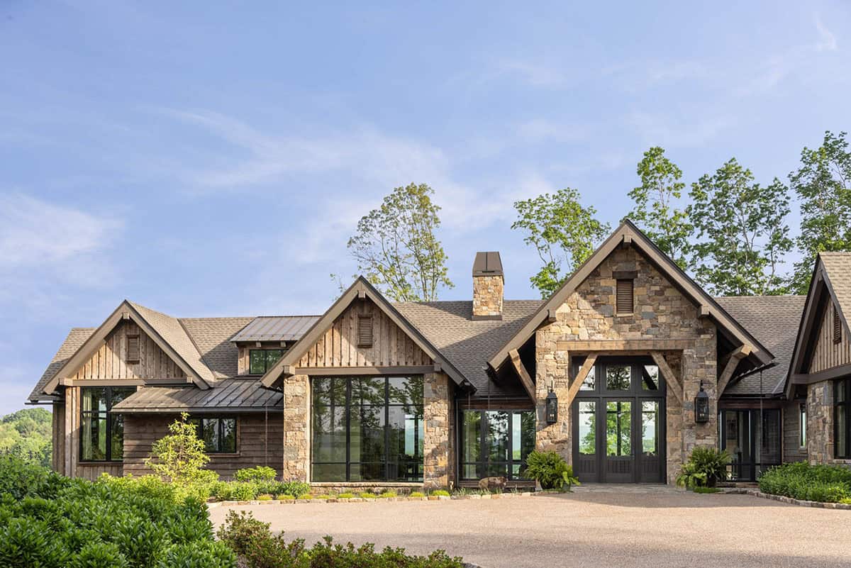 modern rustic home exterior