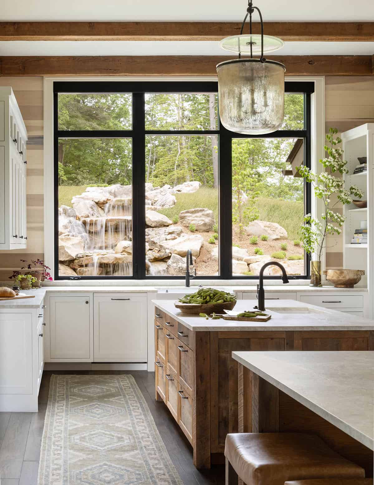 modern rustic kitchen
