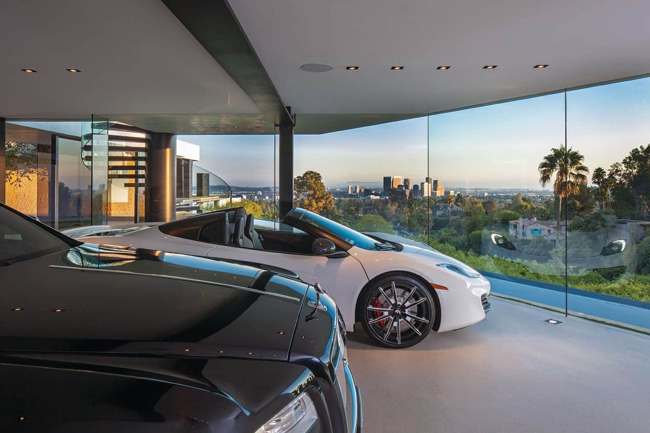 modern home garage