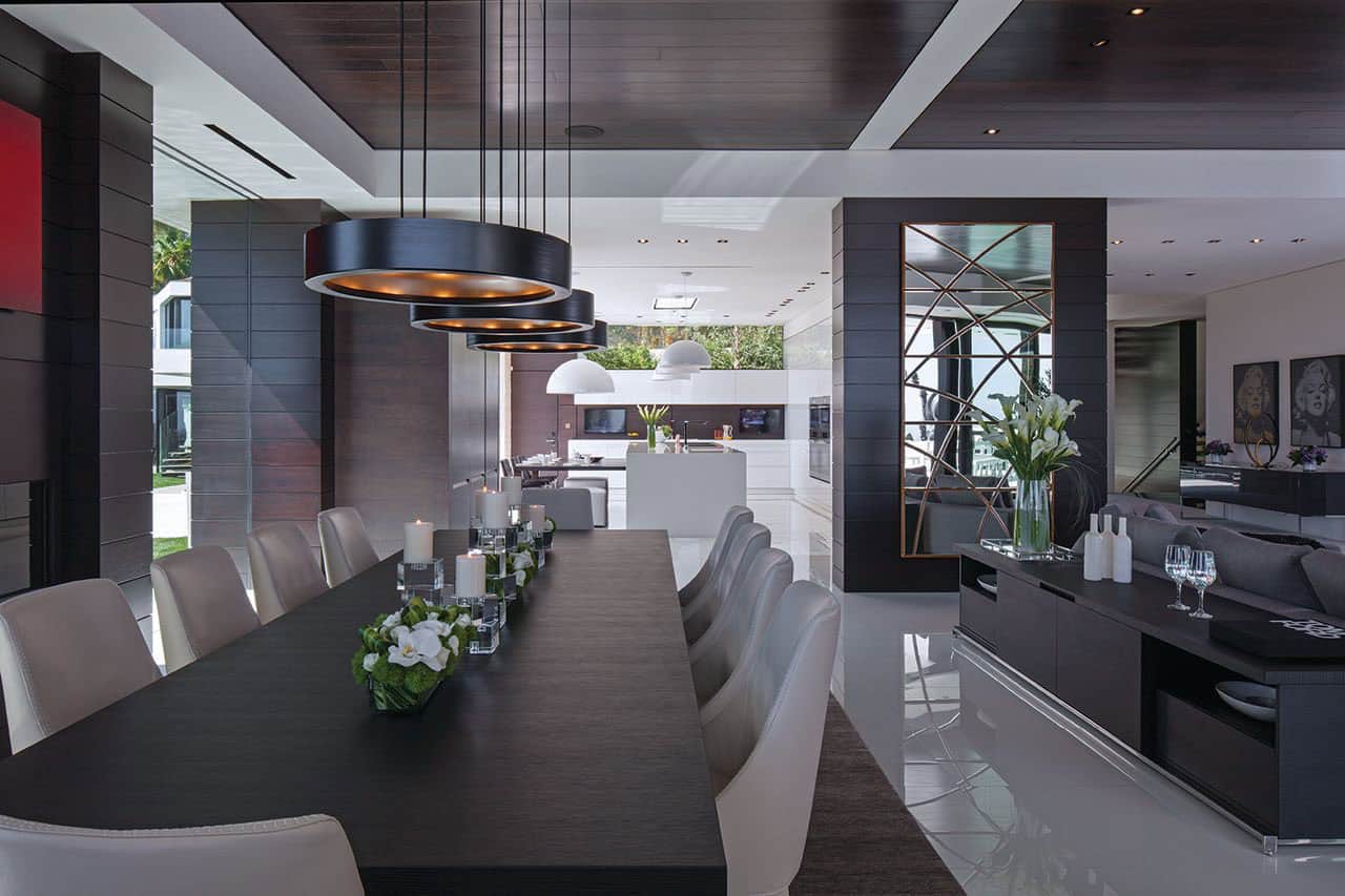 modern dining room 