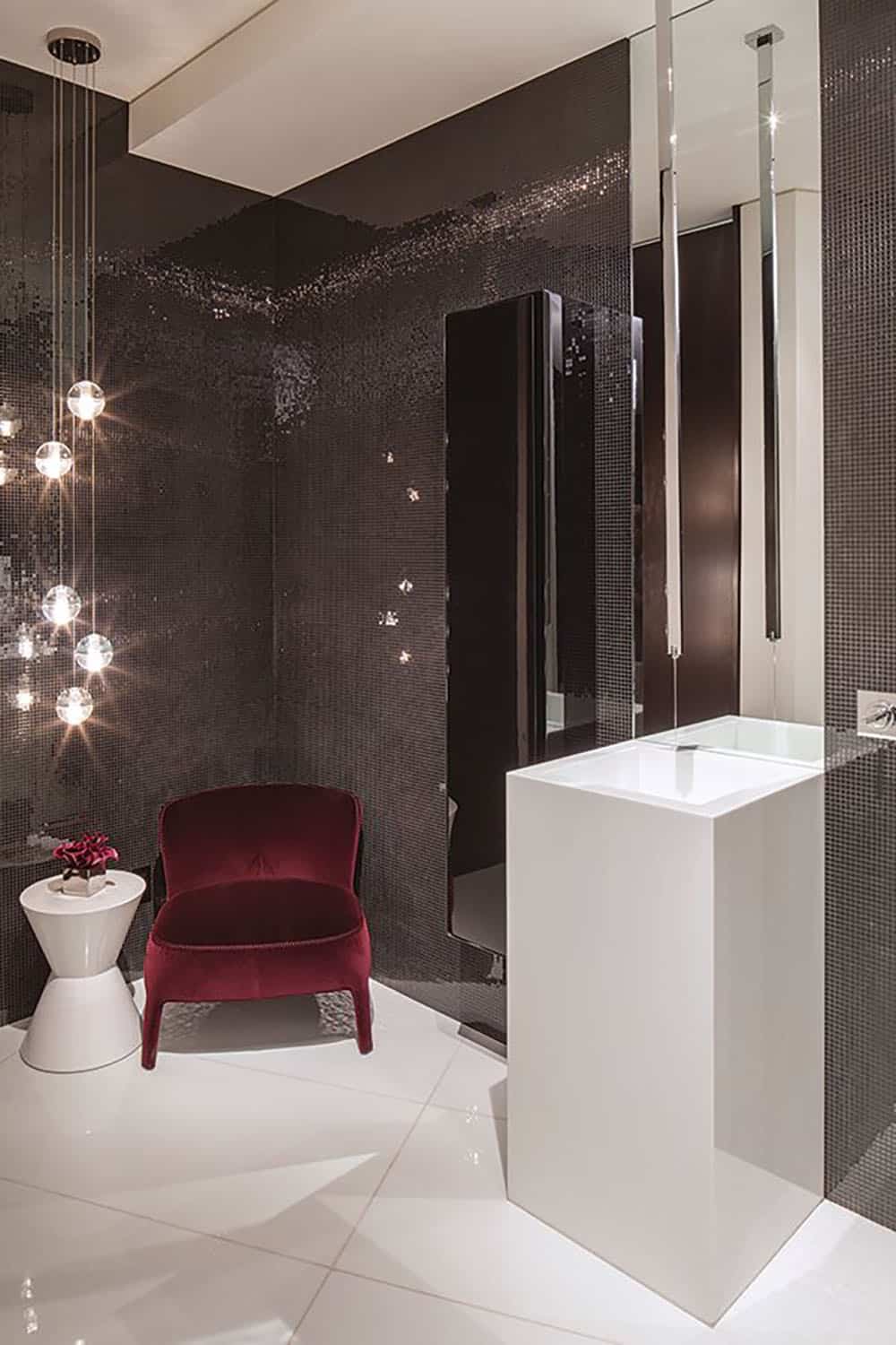 modern powder room