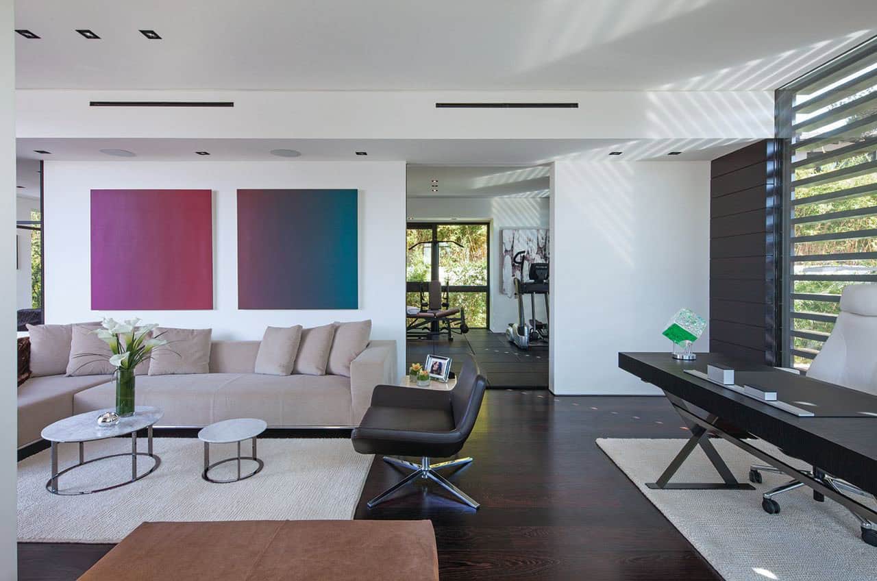 modern family room