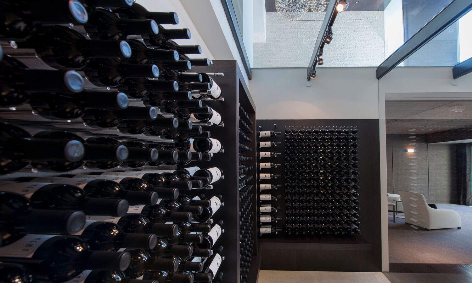 modern wine cellar