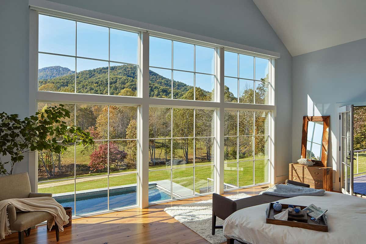 modern farmhouse style bedroom