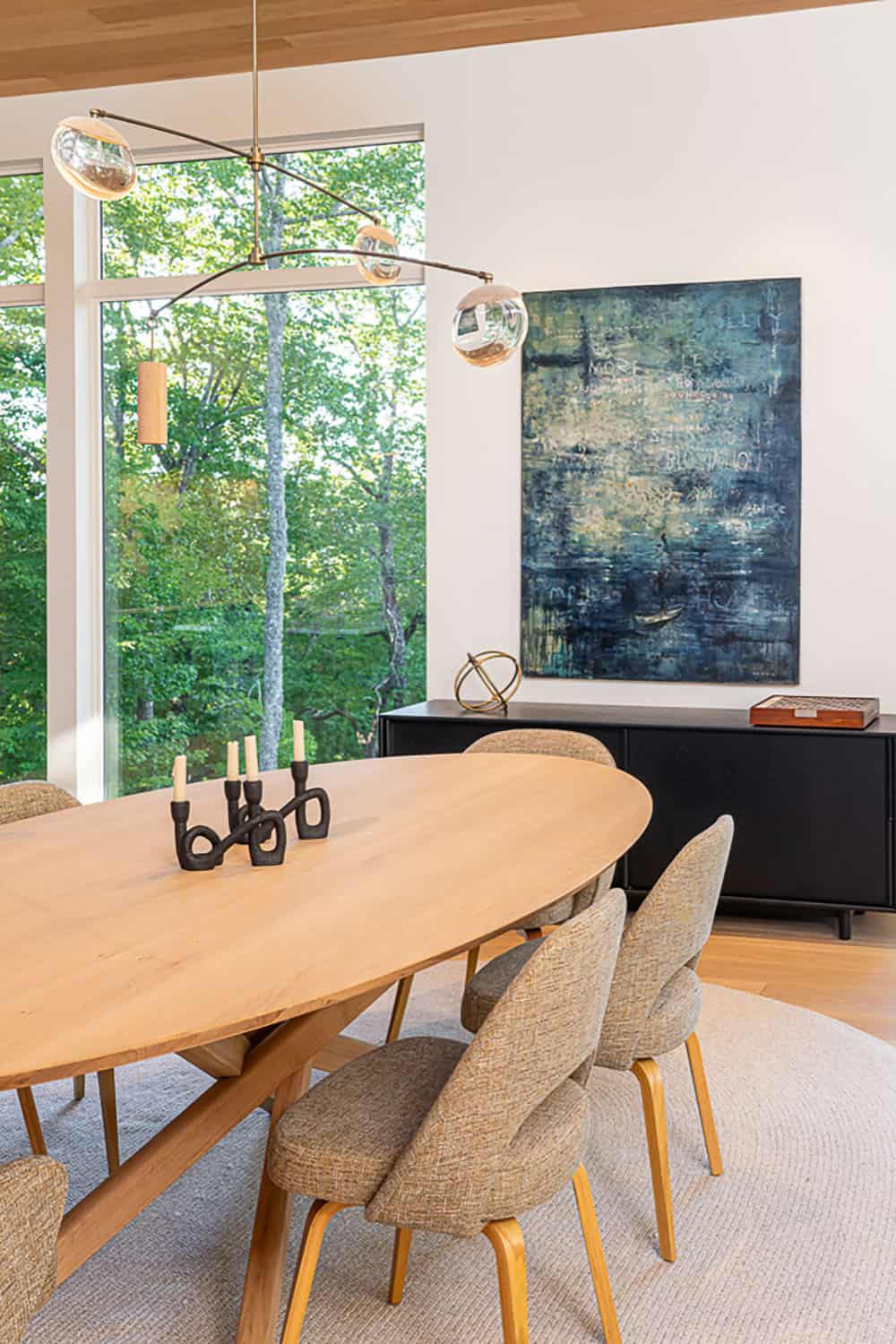modern dining room