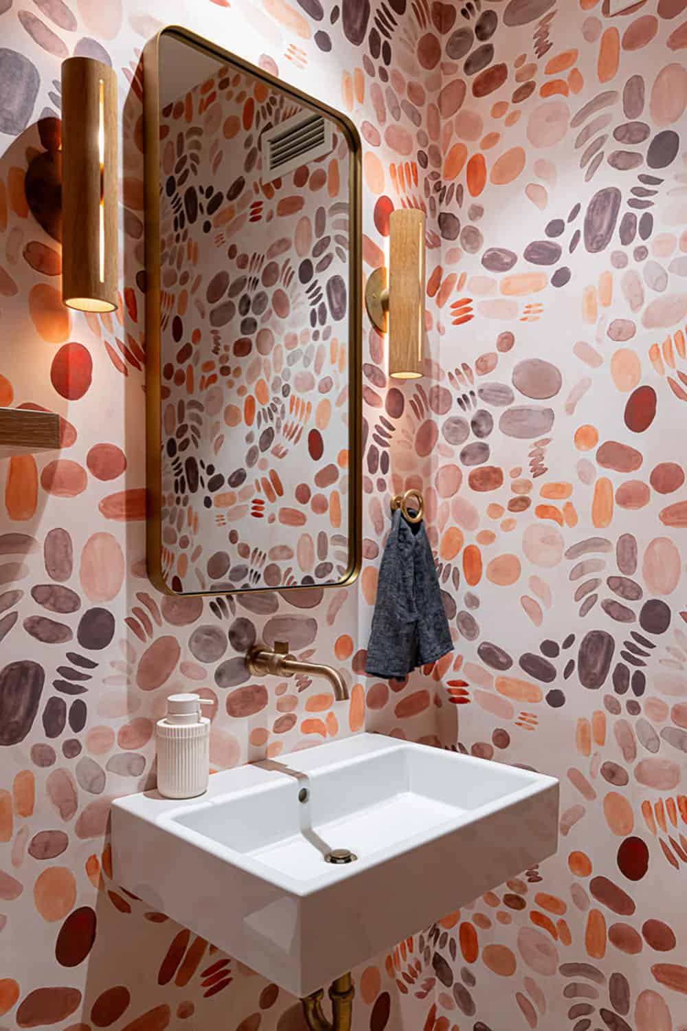 modern powder room