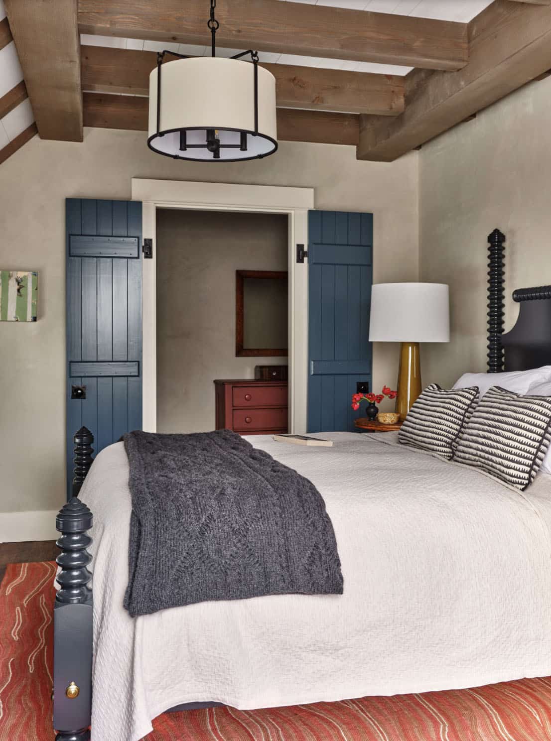 farmhouse style bedroom
