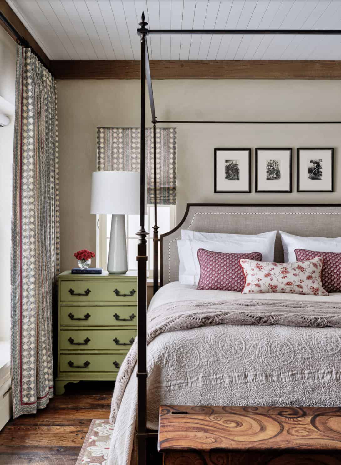 farmhouse style bedroom