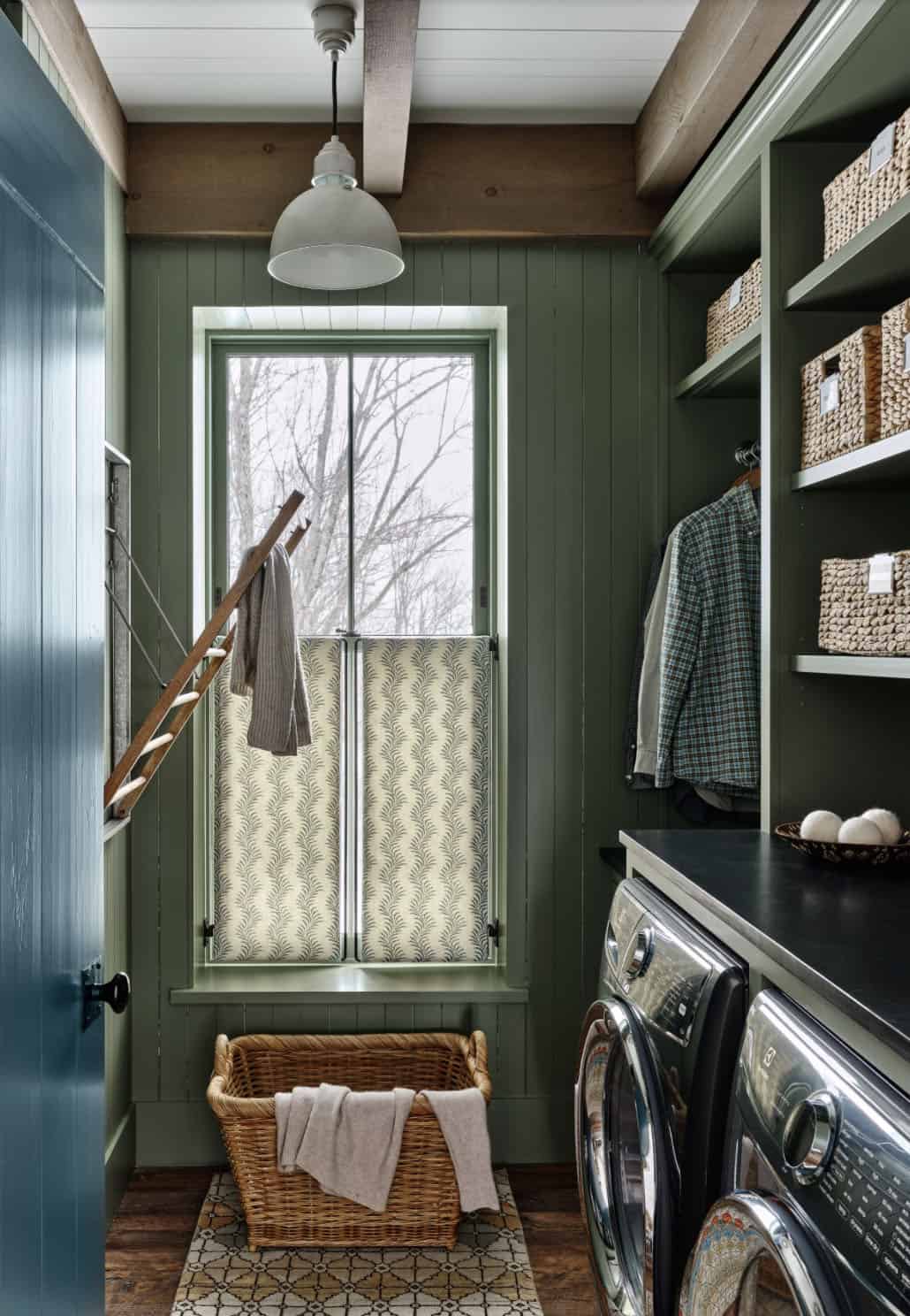 farmhouse style laundry room