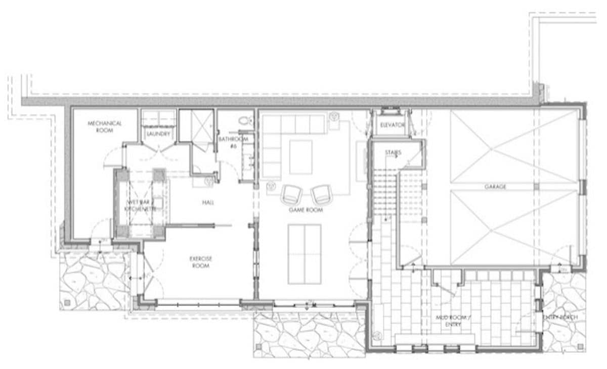 barn house floor plan