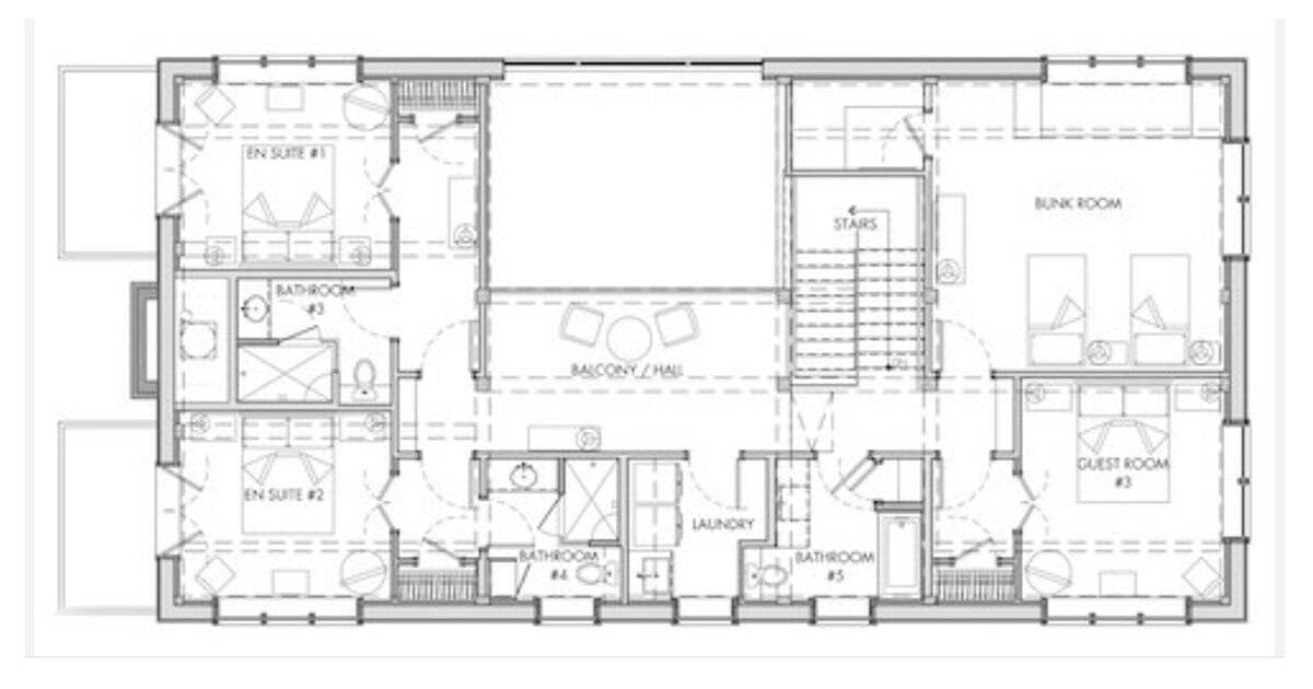 barn house floor plan