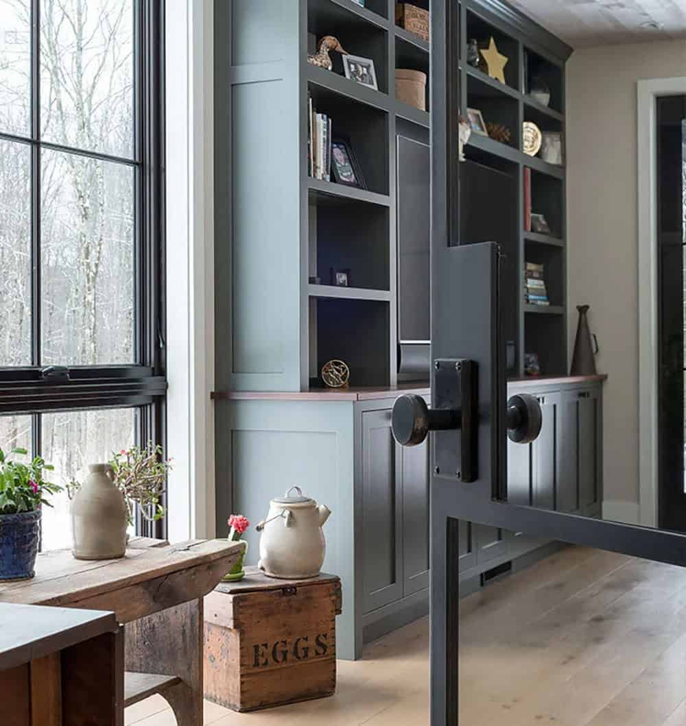 modern rustic family room