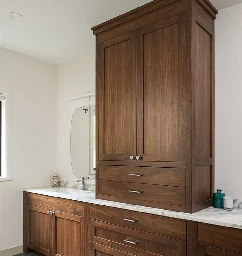 modern rustic bathroom vanity
