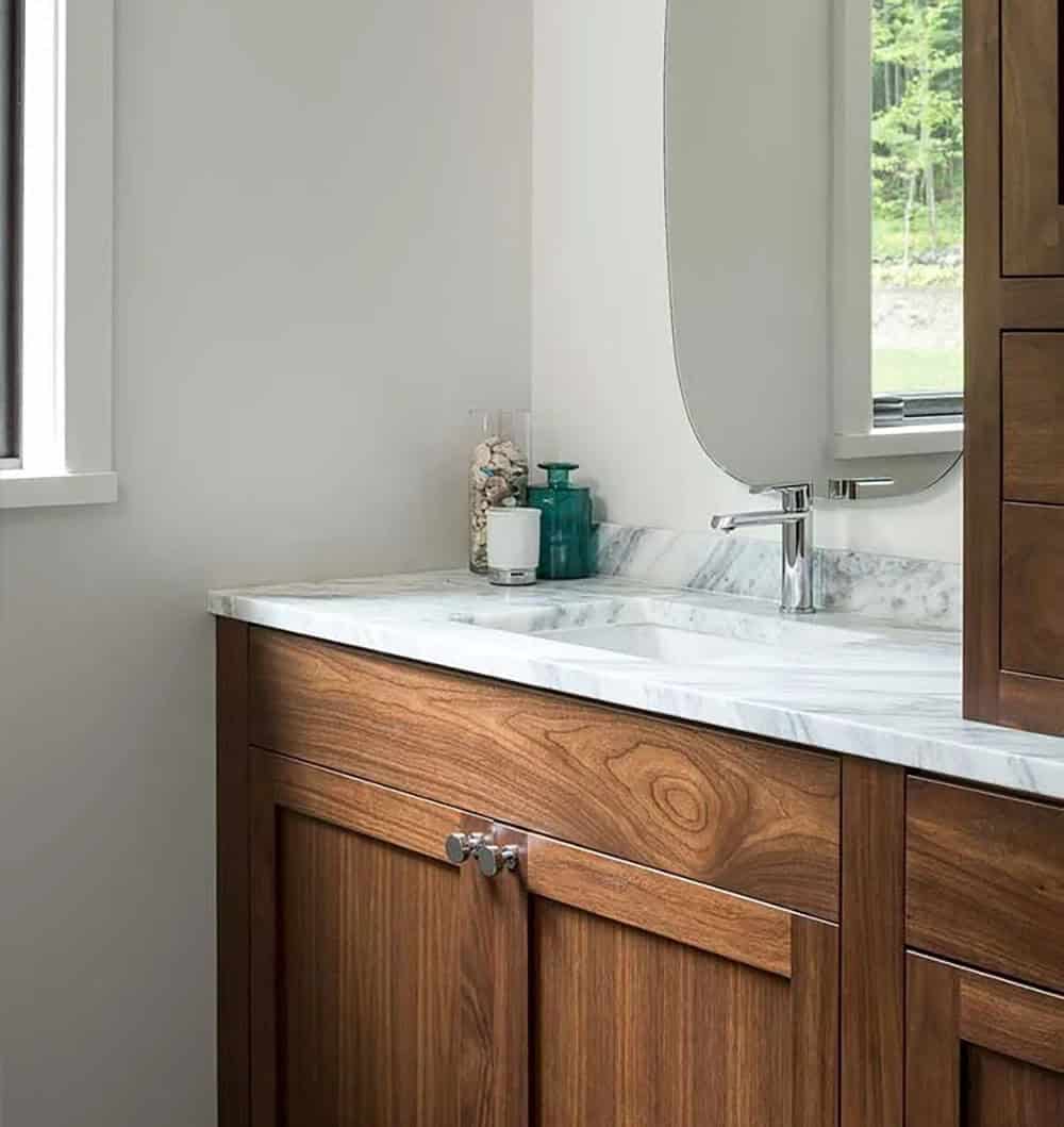 modern rustic bathroom vanity
