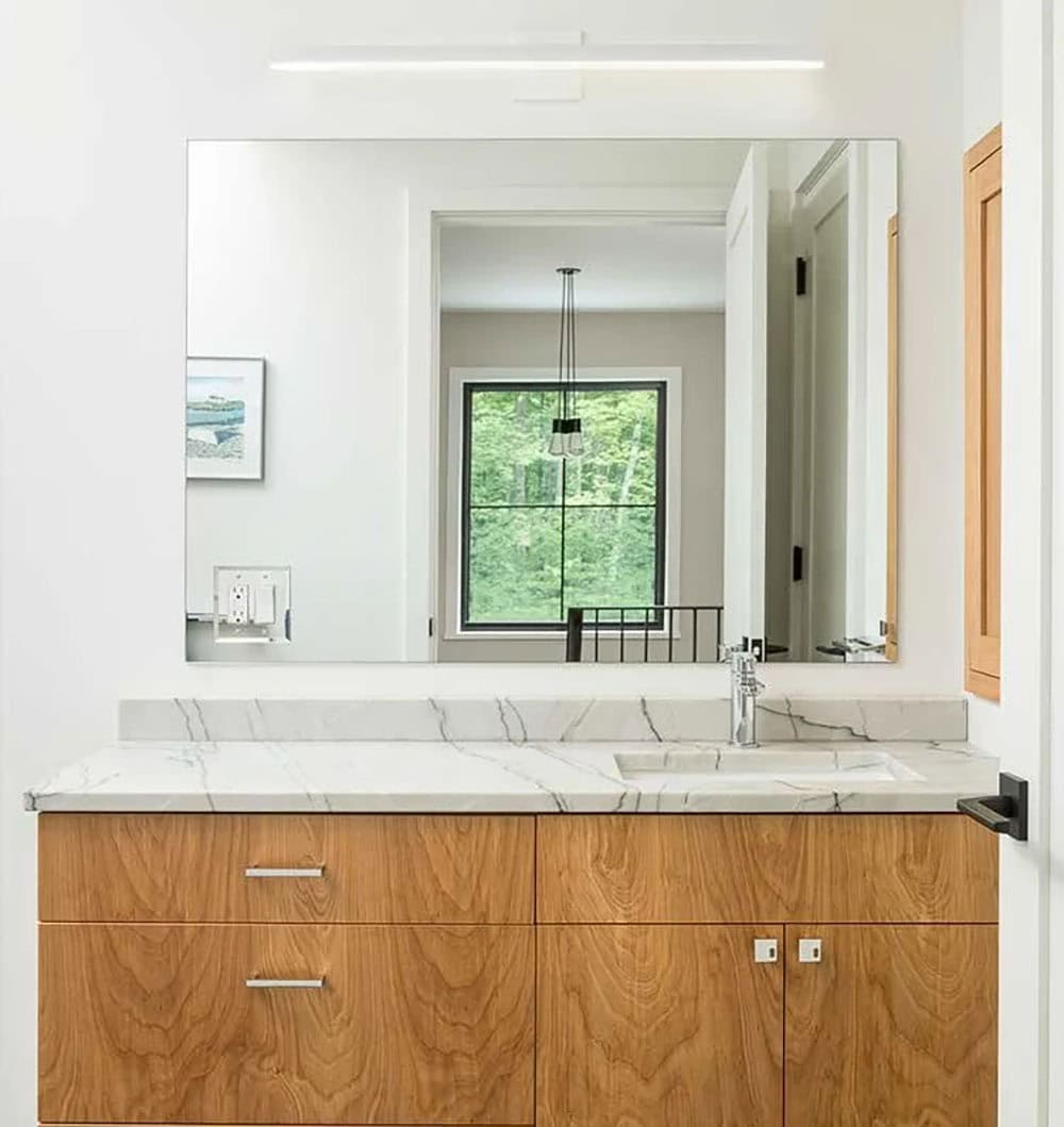 modern rustic bathroom vanity