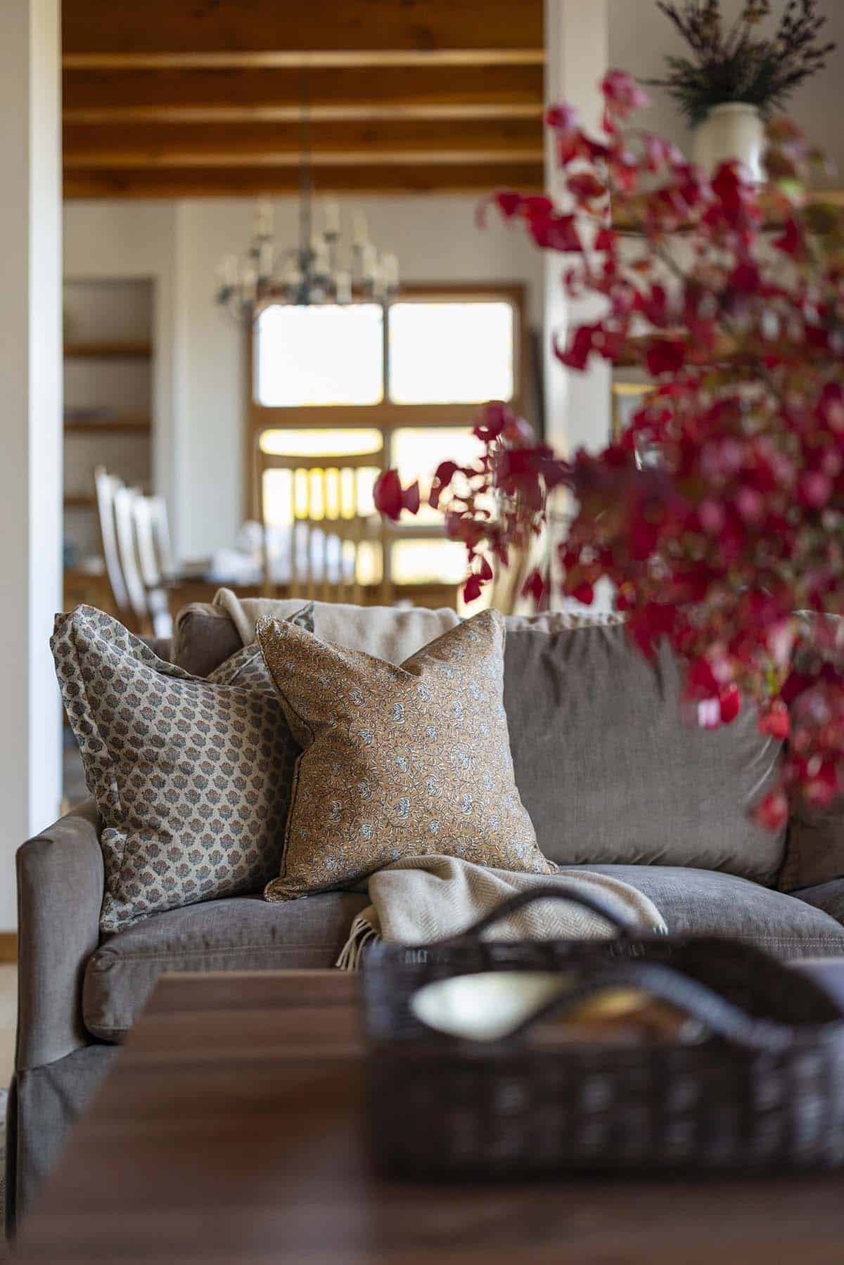 modern rustic living room