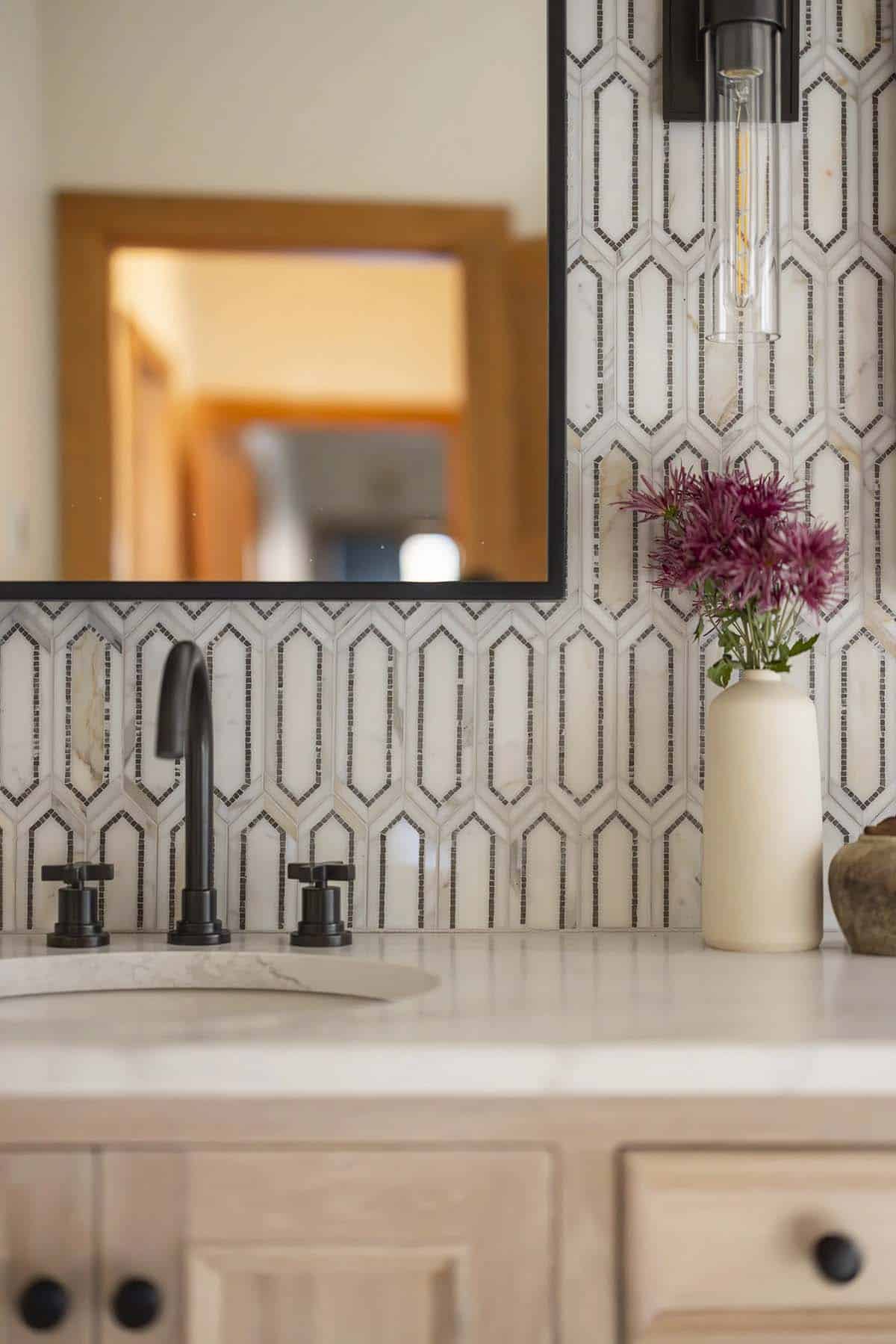 modern rustic bathroom